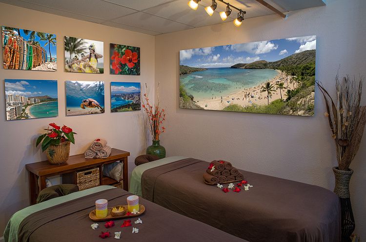 Hawaii Natural Therapy - Oahu Massage Room