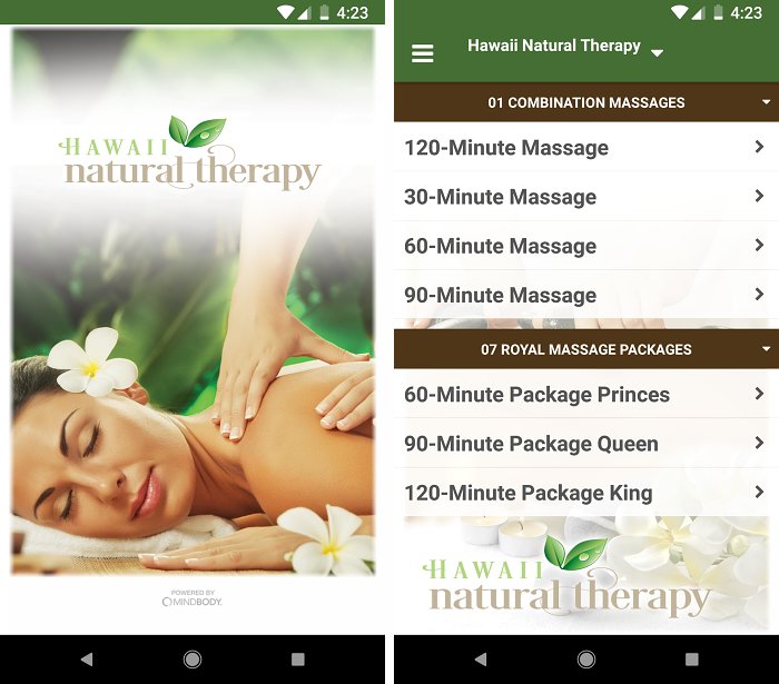 Hawaii Natural Therapy App