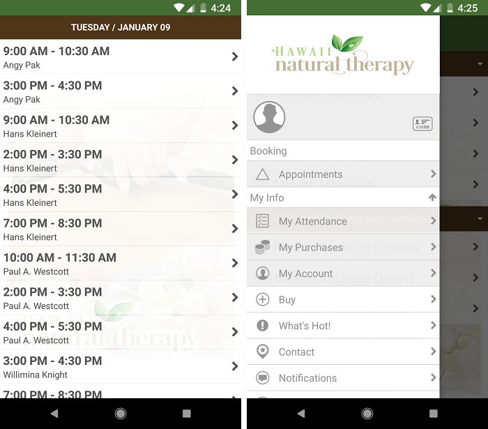 Hawaii Natural Therapy App