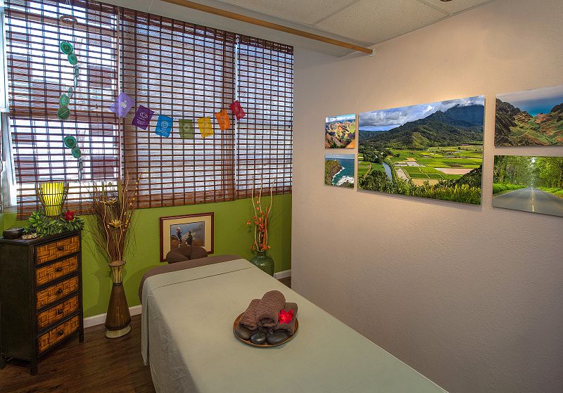 Hawaii Natural Therapy - Kauai Massage Room