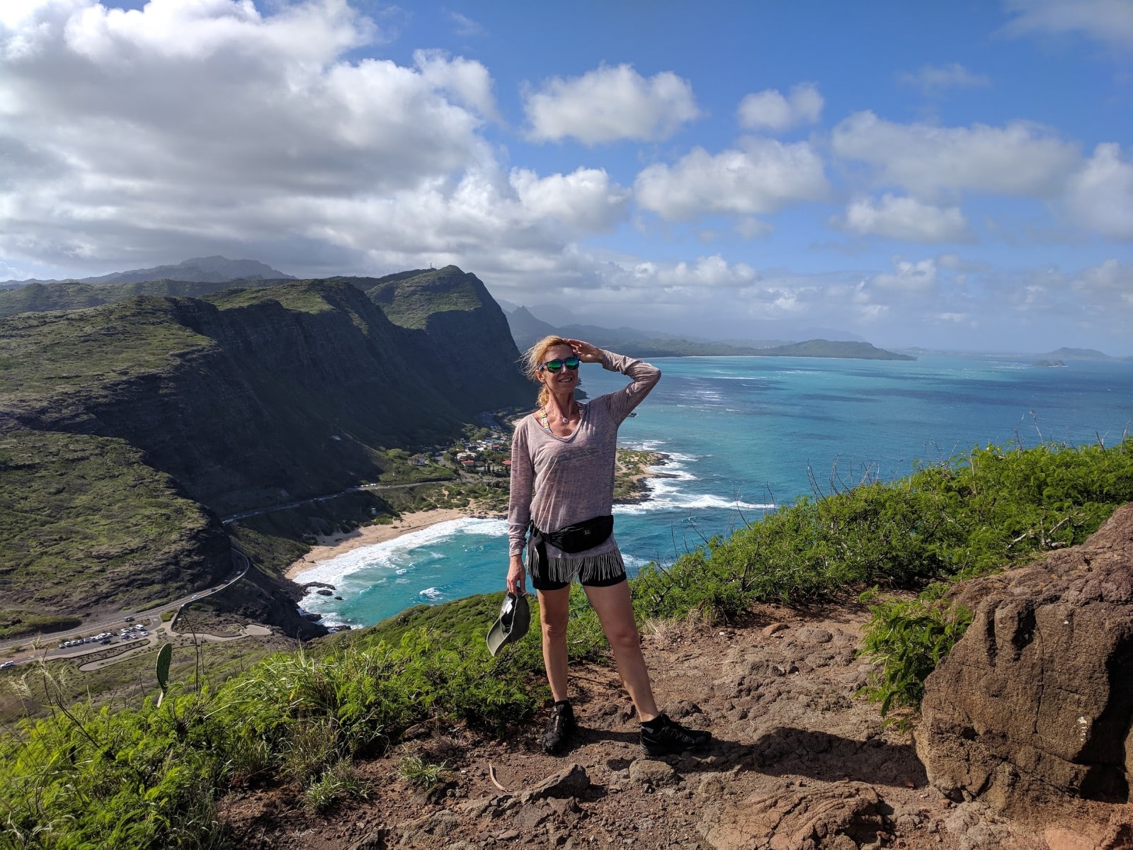The owner of Hawaii Natural Therapy at the Makapuu Lighthouse Hike