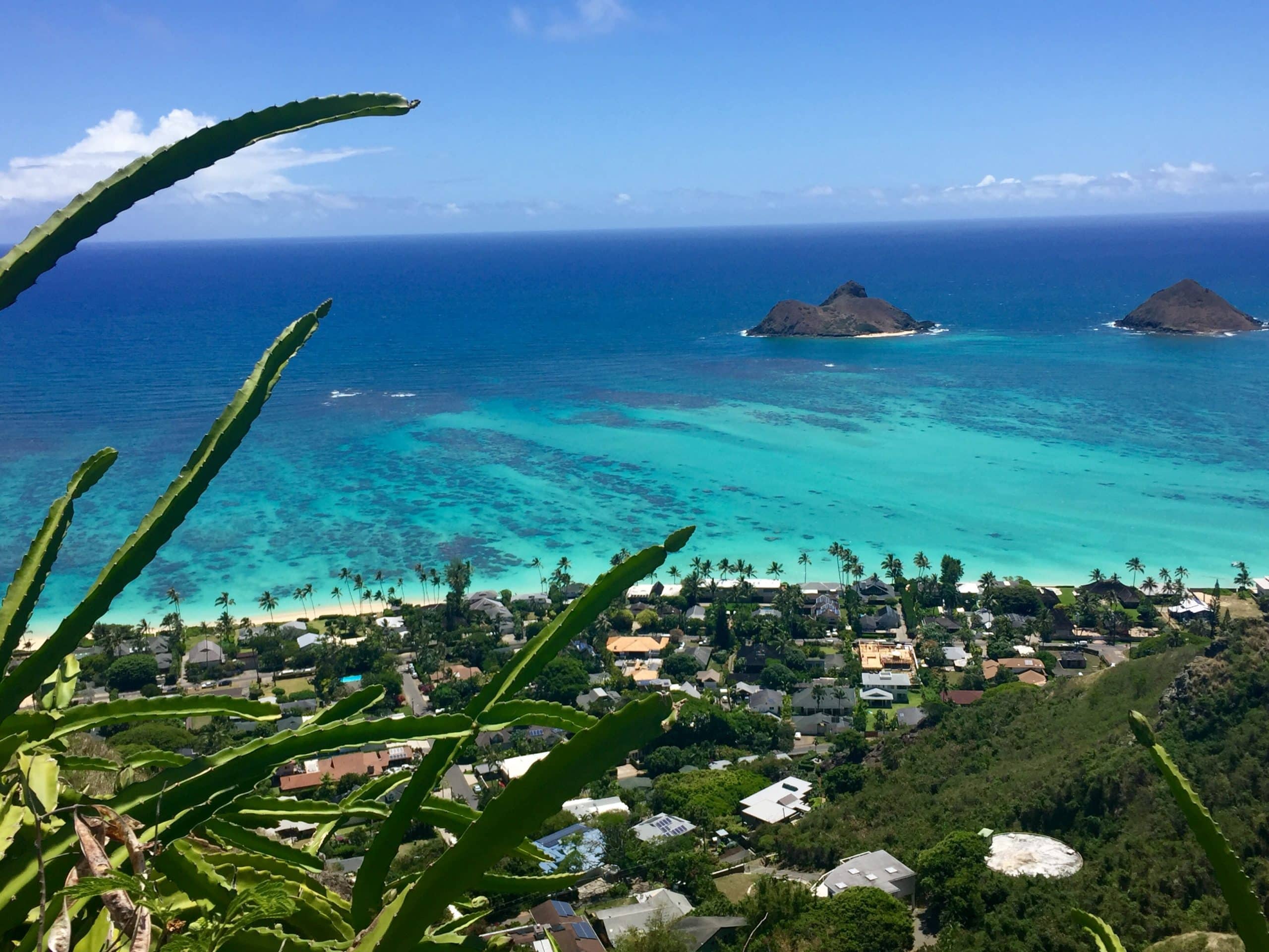 Lanikai Pillbox View from the Easy and Beautiful trail