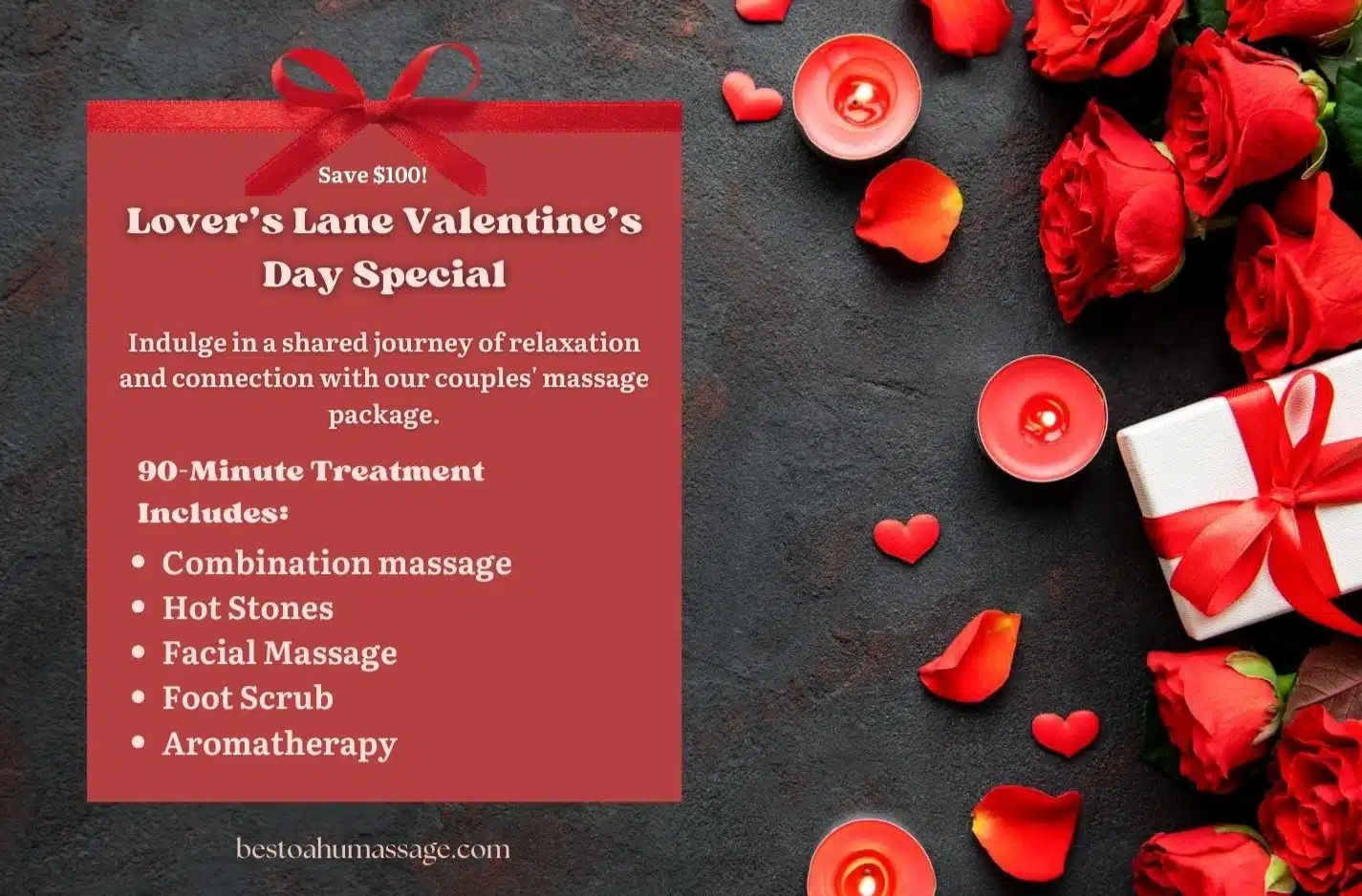 hawaii natual therapy valentines day couple massage deal graphic